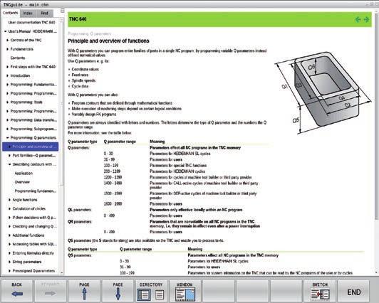 TNCguide jednoduše aktivujete stisknutím klávesy HELP na klávesnici TNC nebo kliknutím na libovolnou softklávesu s kurzorem myši přepnutým na symbol s otazníkem.