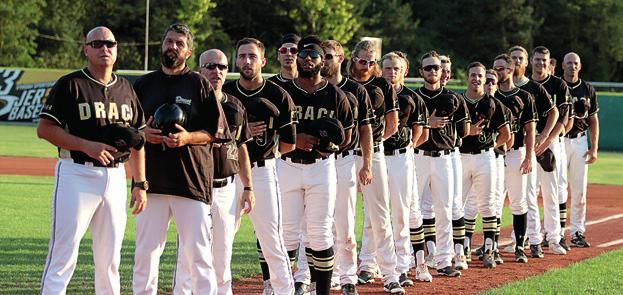 Draci Brno Rok založení: 1972 Klubové barvy: bílá, černá, zlatá vegas Městský baseballový stadion, Sokolova 2h, Brno - Komárov @dracibrno Draci Baseball Club Brno draci.baseball.cz Vicemistr 2018 Největší úspěchy 21 mistr 3 vicemistr Rok 2018: 2.