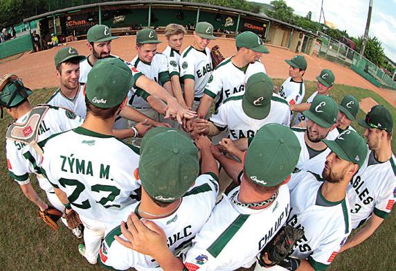 Eagles Praha Rok založení: 1981 Klubové barvy: bílá, zelená Baseballový a softballový areál Eagles Praha, Pálkařská 225, Praha 4 @eaglespraha www.eagles.cz 3.