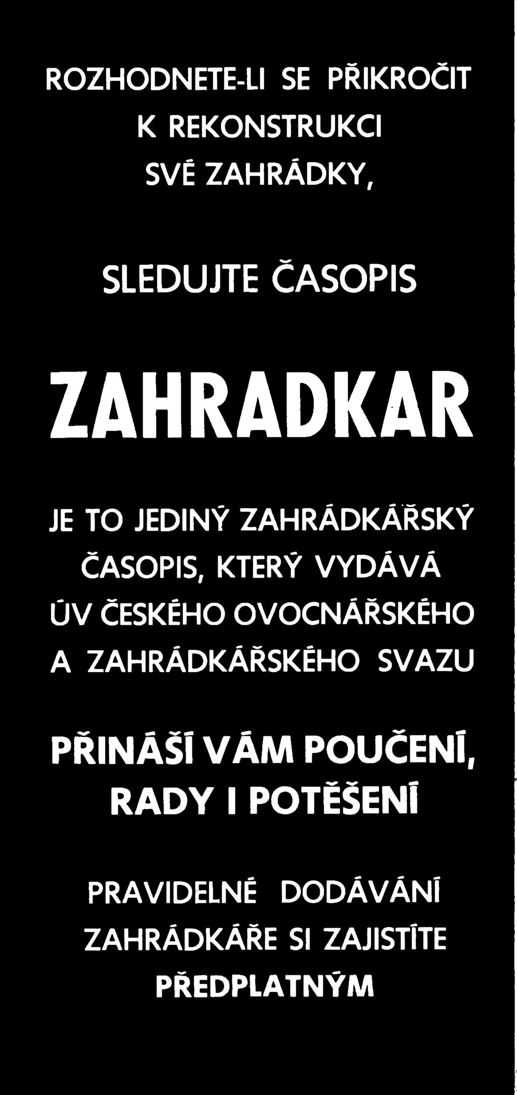 přin á ší v á m po u čen í, RADY I POTĚŠENÍ