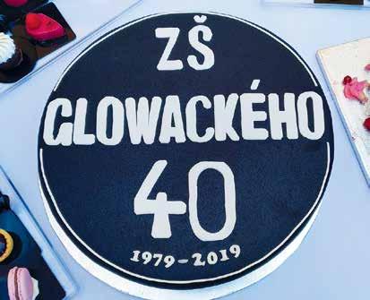 OSMIČKA / MĚSÍČNÍK MĚSTSKÉ ČÁSTI PRAHA 8 / srpen 2019 www.praha8.cz 27 ZŠ Glowackého Závěr měsíce byl na vlně oslav nposlední dva dny května se významnou měrou zapsaly do historie naší školy.