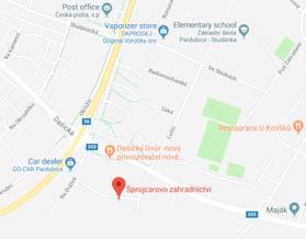 Šprojcarovo zahradnictví Jsme rodinné zahradnictví, nacházející se v Pardubicích.