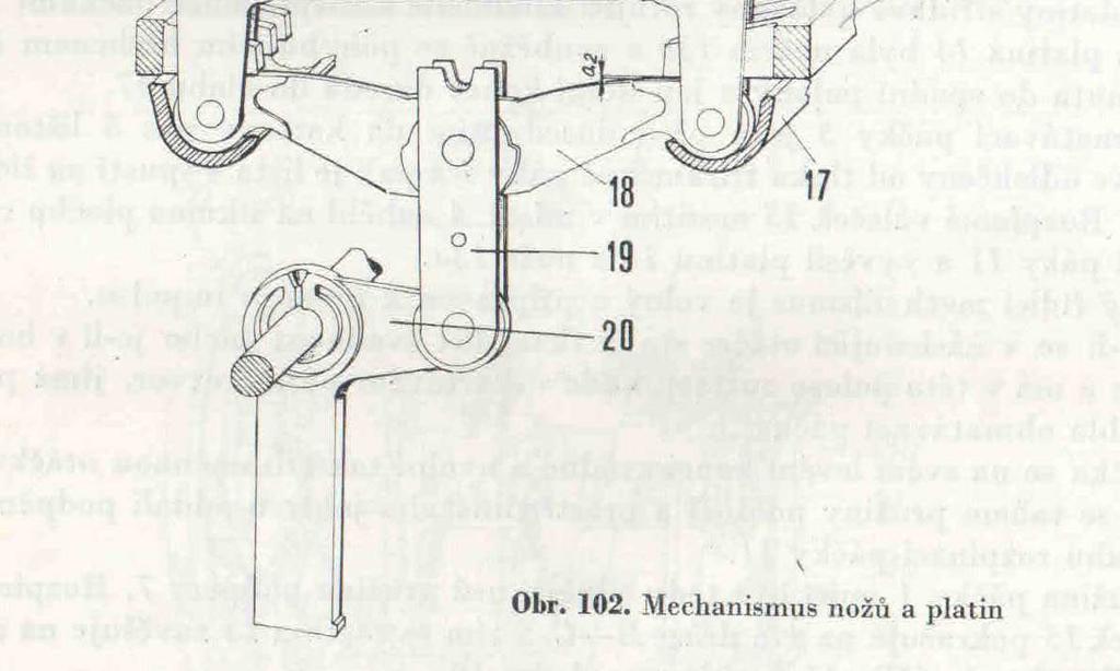 Mechanický listový stroj nožový (