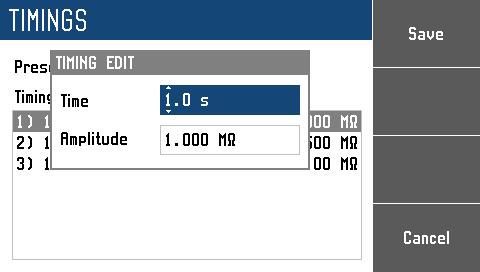 pozice). Název může mít maximálně 8 znaků. Programová klávesa A <-> a přepíná mezi velkými a malými znaky. Název tabulky musí být nastavene před dalším krokem který využívý klávesy SELECT.
