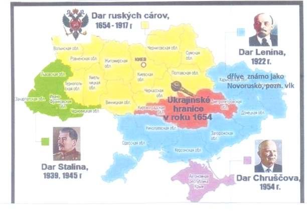 TREFA STRANA 5 Hranice Ukrajiny vlastní historie A jak vlastně vznikaly dnešní hranice Ukrajiny??? Ignorování dějin a neznalost historie nás často kvalifikuje na kandidáty nového zotročení.