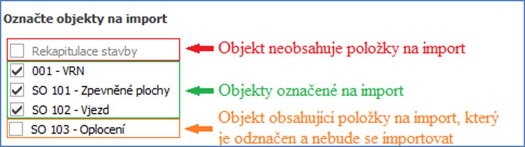 Novinky I. BLOK v Cenové Seznam soustavě novinek ÚRS 2019/II v programu KROS 4 -- Importované položky obsahují všechny položky, které se importem přenesou do programu Kros 4.