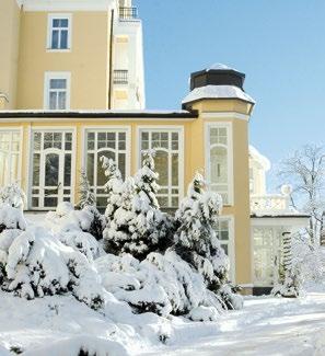 MARIÁNSKÉ LÁZNĚ Objevte kouzlo zimních Mariánských Lázní a užijte si sváteční pohodu v lázeňském hotelu ROYAL.