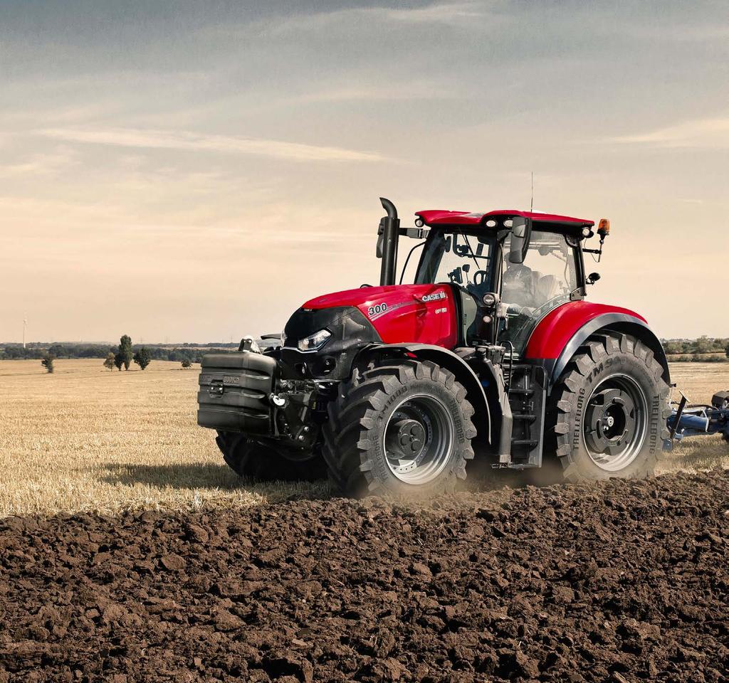 900* Kč Jedinečný traktor do pícnin OPTUM CVX je jediným traktorem na trhu, který z výroby nabízí přední dvourychlostní vývodový hřídel (000 a 000 ECO).
