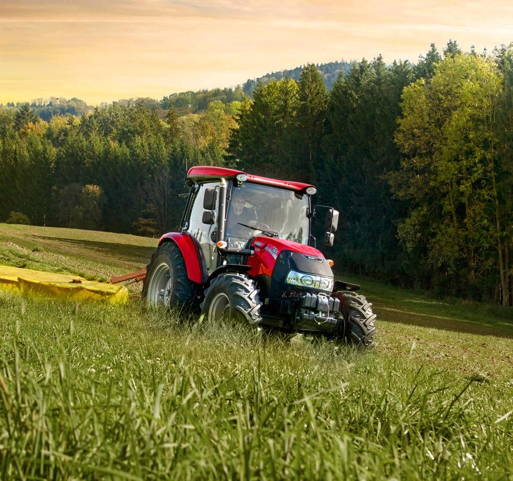 MALÝ a šikovný FARMALL 55-75A Výkonný a úsporný motor s prodlouženým servisním intervalem 600 hodin.