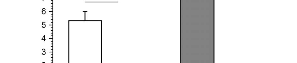 Obr. 2.4.5. Vliv podání tempolu a L-NAME na hypoxickou plicní vazokonstrikci; *p< 0.005 2.4.3.2. Experiment B Přidání KCl do perfuzátu vedlo k očekávanému signifikantnímu zvýšení bazálního perfůzního tlaku u obou skupin bez rozdílu.