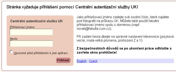 Jak pracovat se čtenářským kontem Návod pro práci se čtenářským kontem Do svého čtenářského konta se dostanete pomocí odkazu Přihlášení - UK (pokud jste student, doktorand nebo zaměstnanec UK) nebo