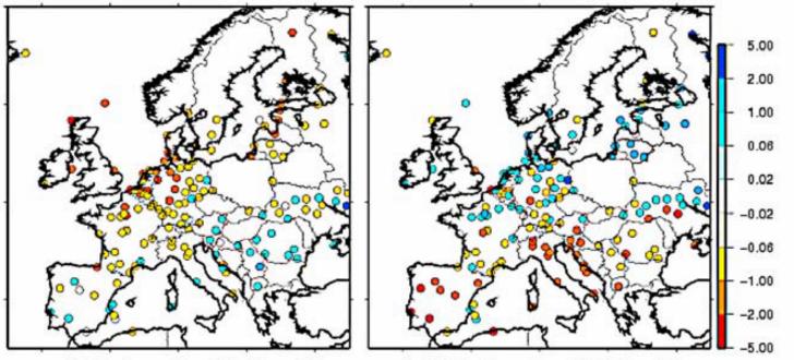 a zimu za období 1948 2007, zjistili, že v tomto období byla atmosférická cirkulace hlavním faktorem ovlivňujícím trendy úhrnů srážek pozorované na pozemních stanicích v zimě (konkrétně pro měsíce