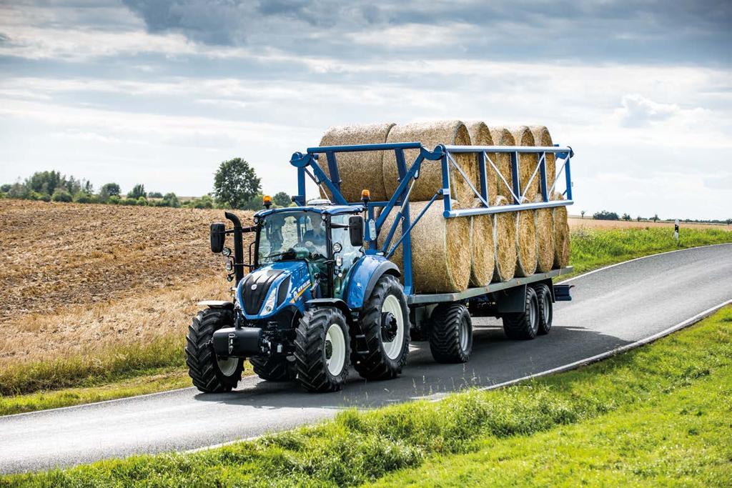02 MODELOVÁ ŘADA TRAKTORŮ T5 03 Traktory pro farmáře myslící do budoucna Nové traktory modelové řady T5 dávají zcela nový rozměr klasickému způsobu farmaření, kde existuje podíl jak rostlinné, tak