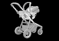 11000325 Ochranná pláštěnka pro korbu Thule Sleek Bassinet. kočárku Thule Sleek.