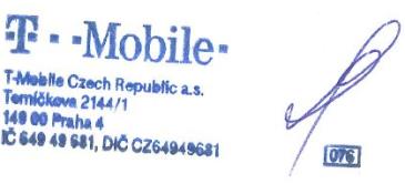 Vyřizuje: Dundáček Petr E-mail: petr.dundacek@t-mobile.cz VaK MB. a. s. Aleš Vocel Čechova 11
