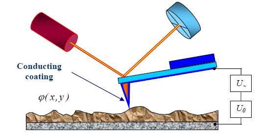 In the AFAM setup, the sample is coupled to a piezoelectric transducer as mentioned in Fig. 11.