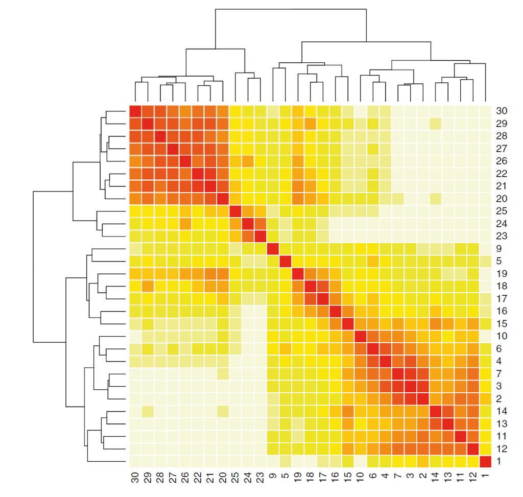 HEAT MAP 204 Borcard et al.