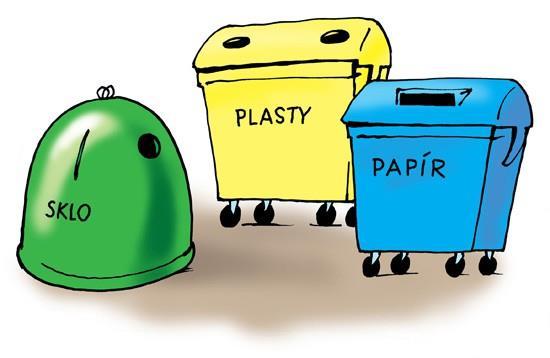 15. Které druhy odpadu nejčastěji třídíte?
