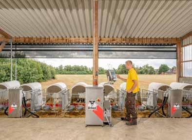 Urban Alma Pro Možnosti instalace Automatické krmení telat v individuálních boxech Alma Pro lze nyní využívat