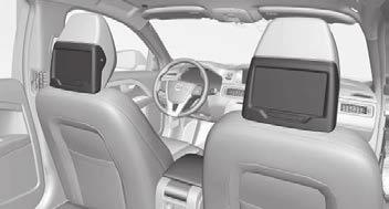 06 Systém infotainment RSE - zábavní systém pro zadní sedadla (Rear Seat Entertainment)* Přehled 06 Obrazovka displeje Konektor sluchátek Vypínač Zap/Vyp Vstup A/V-AUX Dálkový ovladač Sluchátka