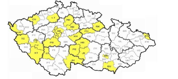 a 2015, zdroj: Státní veterinární správa, 2015 2.4.