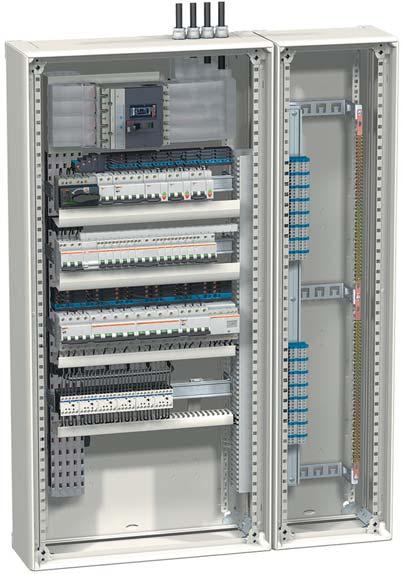 Elektrické rozvádûãe do 630 A Funkãní systém Prisma Plus Funkãní systém Prisma Plus je moïné pouïít pro v echny typy nízkonapûèov ch distribuãních rozvádûãû do 630 A instalovan ch v komerãních i v
