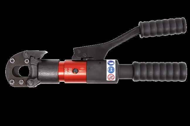 HYDRAULICKÁ ŘEZACÍ NÁŘADÍ / HYDRAULIC CUTTING TOOLS HS25 - Hydraulické nůžky HS25 - Hand-operated Hydraulic Tool Pro řezání kabelů z hliníku, mědi, oceli a