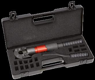 25 mm Suitable for cutting alluminium, copper, steel and ACSR up to a maximum diameter of 25 mm Technické vlastnosti: Robustní kompaktní provedení Řezací