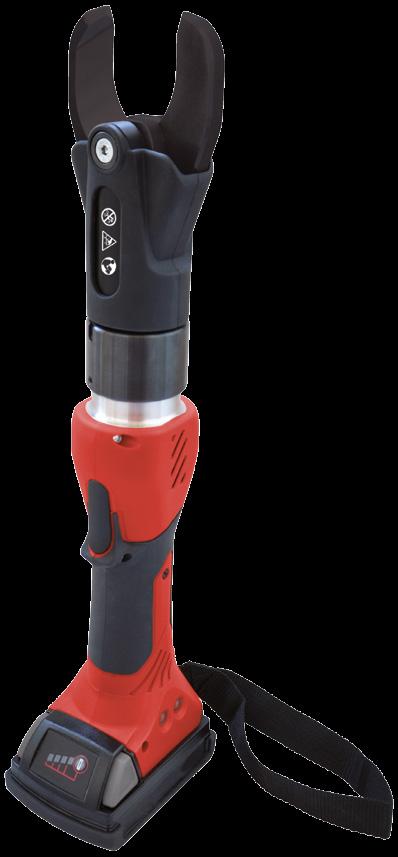 HYDRAULICKÁ ŘEZACÍ NÁŘADÍ / HYDRAULIC CUTTING TOOLS STILO-S - Akumulátorový hydraulický řezácí nástroj STILO-S - Battery-operated Hydraulic Tool Pro řezání tenké a vícežilové Al a Cu kabely, do max.