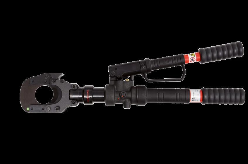 HYDRAULICKÁ ŘEZACÍ NÁŘADÍ / HYDRAULIC CUTTING TOOLS HSI50F - Hydraulické nůžky HSI50F - Hand-operated Hydraulic Tool Pro řezání Al a Cu kabely, do max.