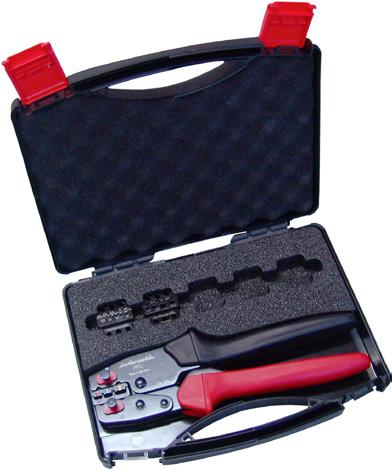 MECHANICKÁ LISOVACÍ NÁŘADÍ / MECHANIC CRIMPING TOOLS ČELISTÍ V SADĚ / INCLUDED DIES UEIQ6 - Čelisti na kabelové koncovky izolované 0,5-6 mm² UEIQ6 - Crimping die for insulated cable connections 0,5-6