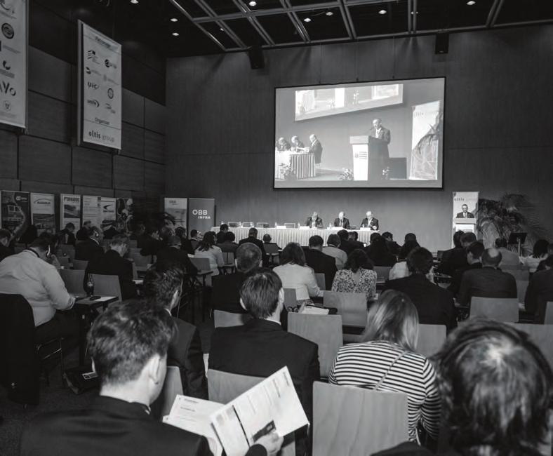 mezinárodní aktivity Mezinárodní konference Mezinárodní konference pravidelně pořádané skupinou OLTIS Group pomáhají určovat trendy a směry budoucího vývoje dopravy a přepravy na železnici