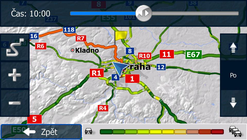 5.1.9 Ukazatel kvality polohy GPS Ikona zobrazuje aktuální přesnost informací o poloze v pravém horním rohu nabídky Navigace: Ikona Popis Systém Fiat Punto AVN není připojen k přijímači GPS: Navigace