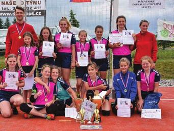 NOVÝ SMĚR 19 Takto omlazený tým, i díky vedení zkušeného trenéra Jirky Peška, všechna utkání s 5 nejlepšími mužstvy z celé republiky vyhrál, neztratil ani bod.