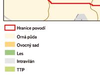 Rozhodujícími vlastnostmi jsou zde především morfologické a morfometrické vlastnosti povodí (plocha 130 ha, specifická šířka 20 m) v kombinaci s lesním porostem, který nemá z hlediska protierozní