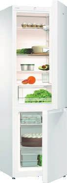 RP 7193 Kč 6x pvo LITOVEL A 1 85 Kombnovaná chladnčka Gorenje RK612PW, FrostLess omezuje tvorbu ledu až o 50 % - zásuvka CrspZone s regulací vlhkost HumdtyControl, LED