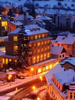 Váš pobyt můžete strávit v luxusním hotelu, vile v alpském stylu nebo útulném penzionu.