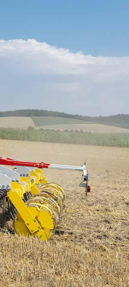 TERRADISC 4001 K / 5001 K / 6001 K Sklopné provedení TERRADISC K krátké nesené diskové podmítače s pracovním záběrem 4, 5 a 6 m s maximální manévrovatelností.