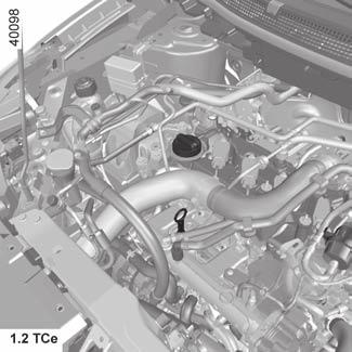 HLADINA MOTOROVÉHO OLEJE: doplňování hladiny, plnění (1/3) 1 1 1 2 2 2 Doplnění a naplnění Vozidlo musí stát na rovném povrchu, motor musí být vypnutý a studený (například ráno před prvním spuštěním