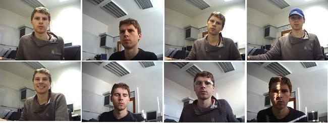 V případě, že osoba nosí brýle, je výhodné provést registraci takové osoby jak s brýlemi, tak i bez nich.