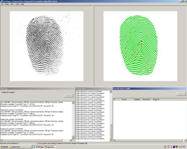 B.3 Microsoft Fingerprint Reader Obr. B.6: Hlavní okno aplikace B.3.1 Technické parametry Obr. B.7: Microsoft Fingerprint Reader [19] Čtečka se k počítači připojuje přes rozhraní USB.