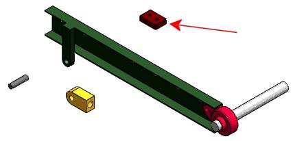 4. Klepněte na OK. Díl je kopírován do souboru conveyor.sldasm a přejmenován na [Copy of bumper^conveyor].