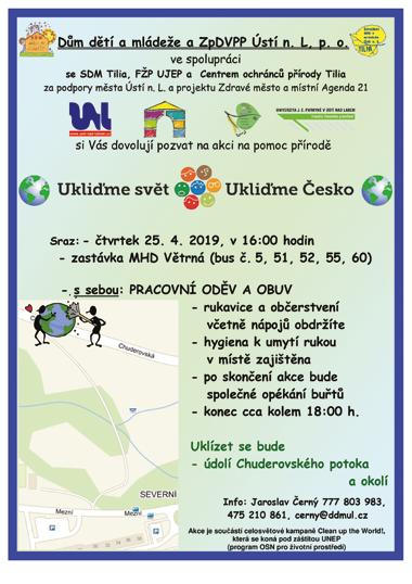 pořádají DEN ZEMĚ 2019 Středa 24. 4. 2019 od 15:00 do 17:30 hod. Přijďte do Domu dětí a mládeže oslavit svátek Země Za hezkého počasí opékání vuřtů!