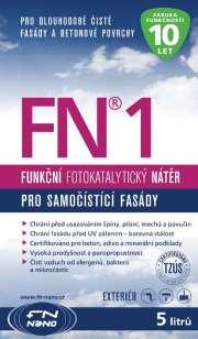 TECHNICKÝ LIST FUNKČNÍ NÁTĚR FN 1 POUŽITÍ: Ochranný fotokatalytický nátěr pro stále čisté fasády, zdi, betonové konstrukce a další povrchy. Prodlužuje životnost fasády.