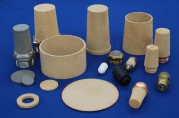 Pórovité materiály a filtry pórovitost kluzných materiálů se pohybuje do 30%, pórovitost kovových filtrů z práškových materiálů dosahuje až
