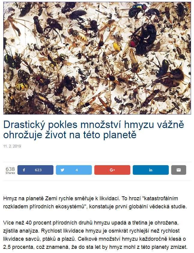 Nezdravá krajina hlavní ukazatele úbytek biodiverzity VYHYNULÉ DRUHY OD R. 1600 DO R.