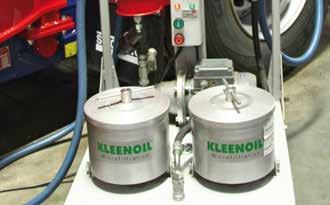 Dialýza oleje zajišťuje absolutní čistotu Po dokončení stroje SelfLine 4.