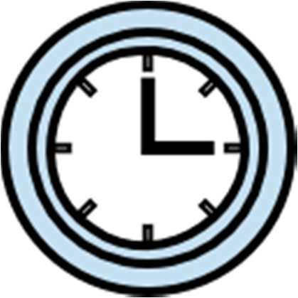 aktivujícím událost (každé pondělí v 9:00). V tomto případě musí být událost označena značkou obrysu hodin.