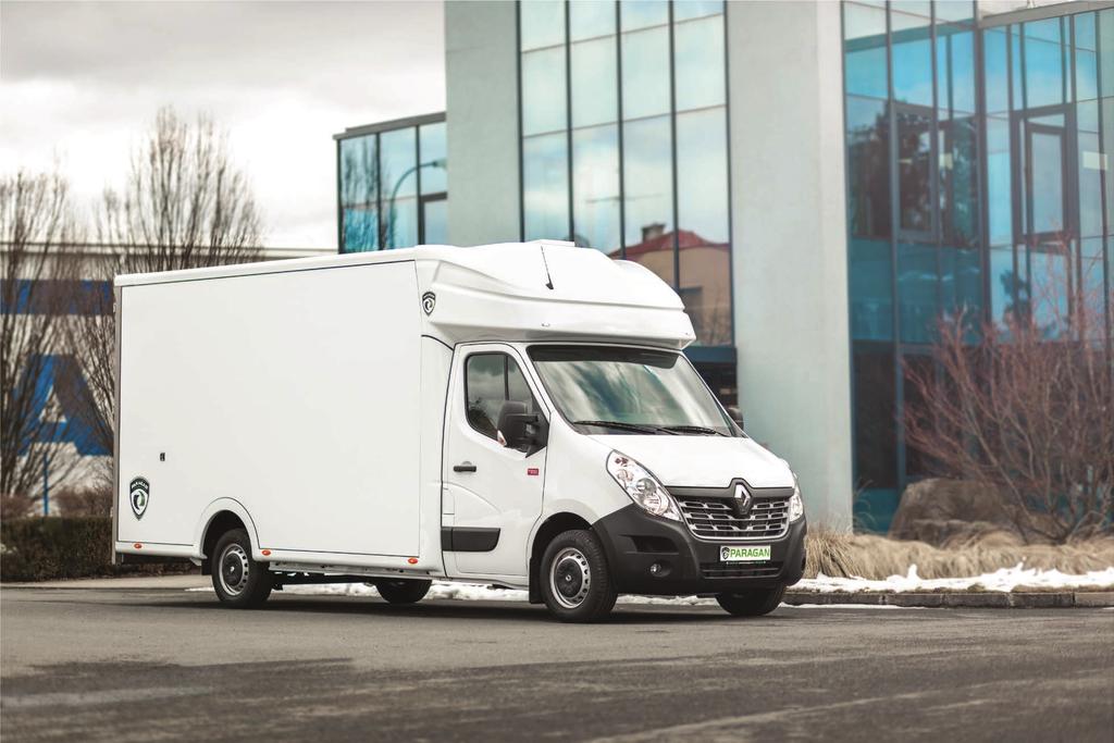 Oproti standardním dodávkám je nástavba Eurobox zhotovena ze speciálního ultralehkého a vysoce odolného materiálu, který významně snižuje váhu vozu a tím zvyšuje užitečné zatížení.