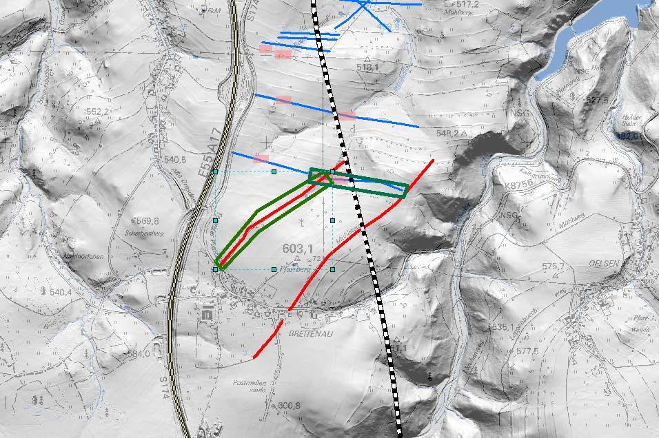 Geophysikalische Untersuchungen Seismik Geofyzikální výzkum Grenzüberschreitende